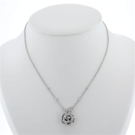 bagatelle dior|Medium Rose Dior Bagatelle Necklace White Gold and Diamonds.